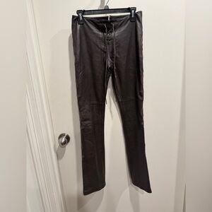 Bebe Brown Leather Garment. Pre-loved